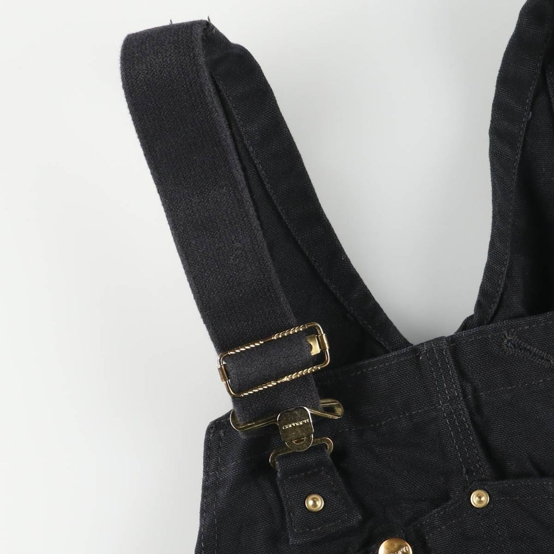 Carhartt Double Knee Duck Overalls, Men's, Size W32 cotton black type Vintage Second Hand