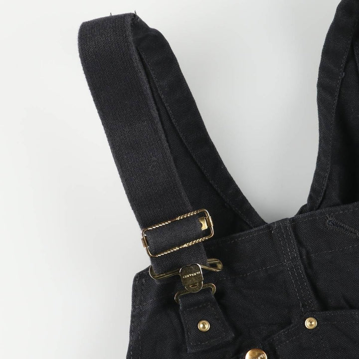 Carhartt Double Knee Duck Overalls, Men's, Size W32 cotton black type Vintage Second Hand