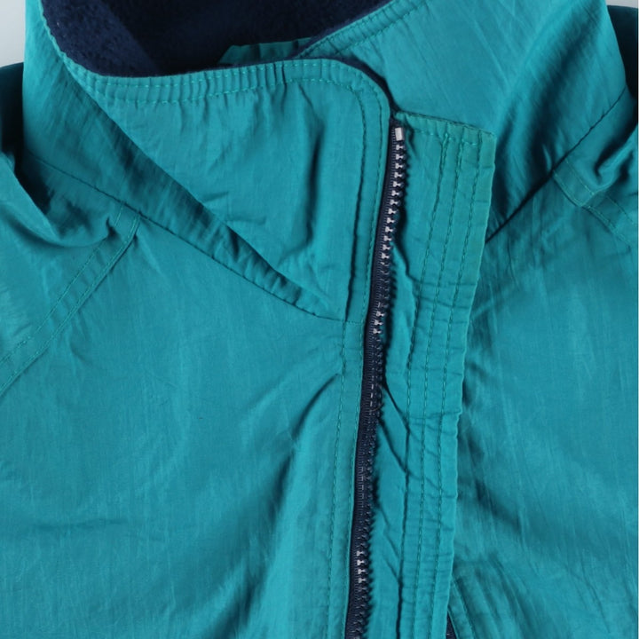 Osh Kosh Men's Padded Puffer Jacket, Size XL Nylon turquoise blue Vintage Second Hand