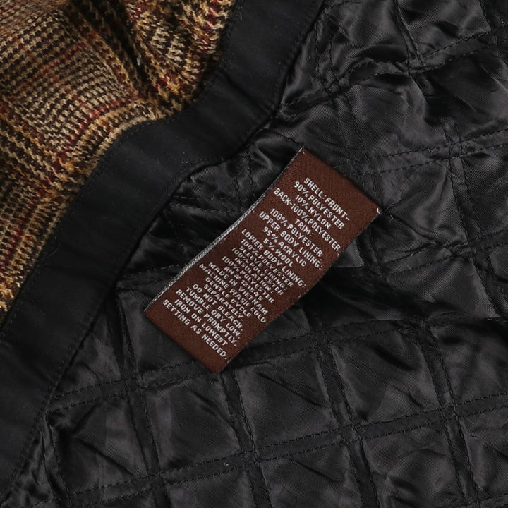 Michael Kors Men's Padded Puffer Jacket, Size L polyester black type Vintage Second Hand