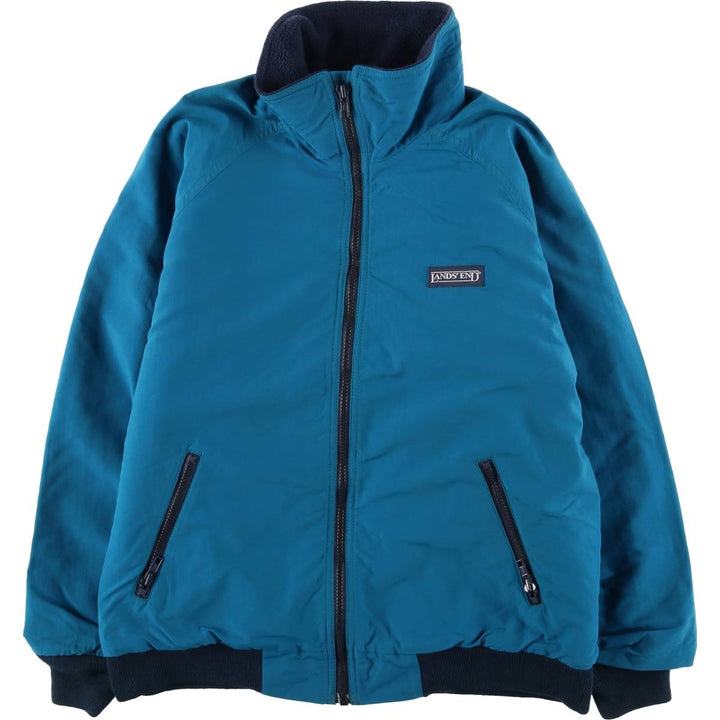 Lands' End SQUALL JACKET, Men's Size M, Padded Puffer Jacket unclear blue type Vintage Second Hand