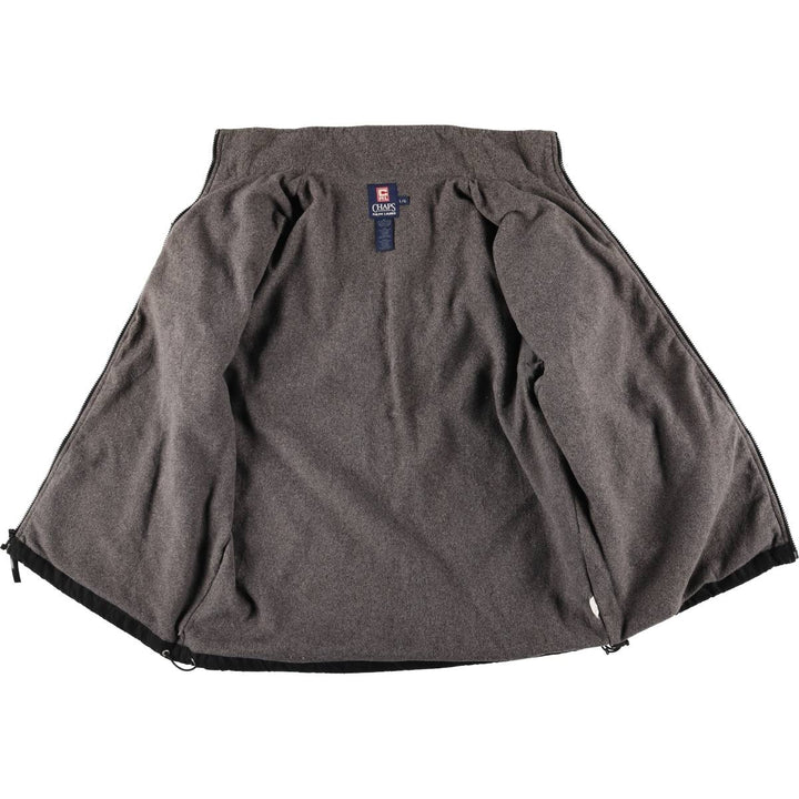 Ralph Lauren Chaps nylon jacket, men's size L polyester black type Vintage Second Hand