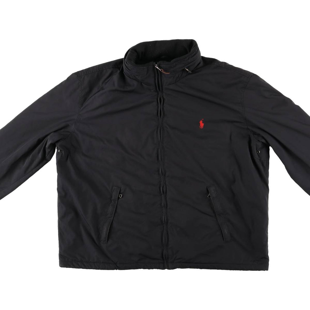 Ralph Lauren POLO by Ralph Lauren padded puffer jacket, men's size XXL polyester navy blue type Vintage Second Hand