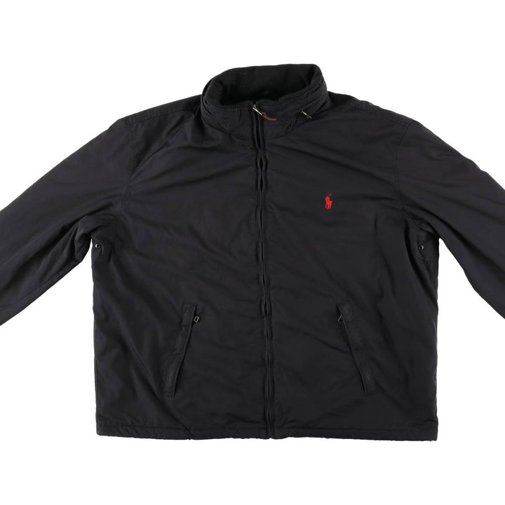 Ralph Lauren POLO by Ralph Lauren padded puffer jacket, men's size XXL polyester navy blue type Vintage Second Hand