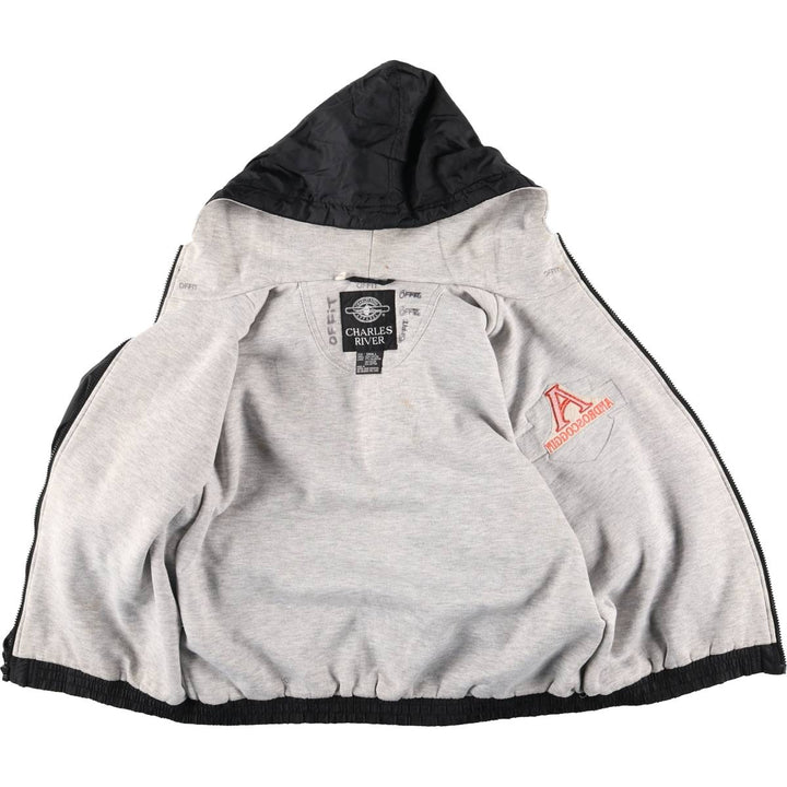 CHARLES RIVER Harley-Davidson Nylon Parka, Men's Size Small Nylon black type Vintage Second Hand