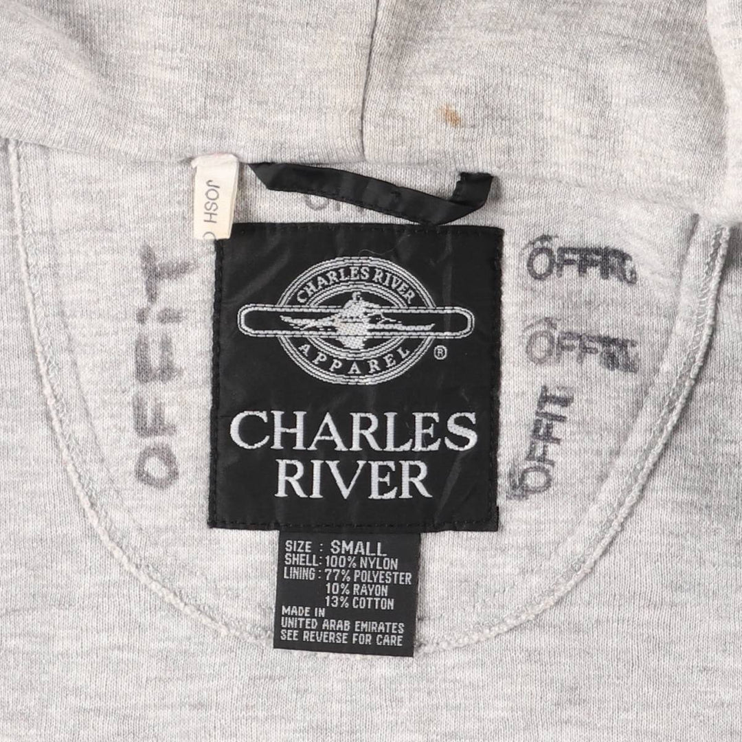 CHARLES RIVER Harley-Davidson Nylon Parka, Men's Size Small Nylon black type Vintage Second Hand