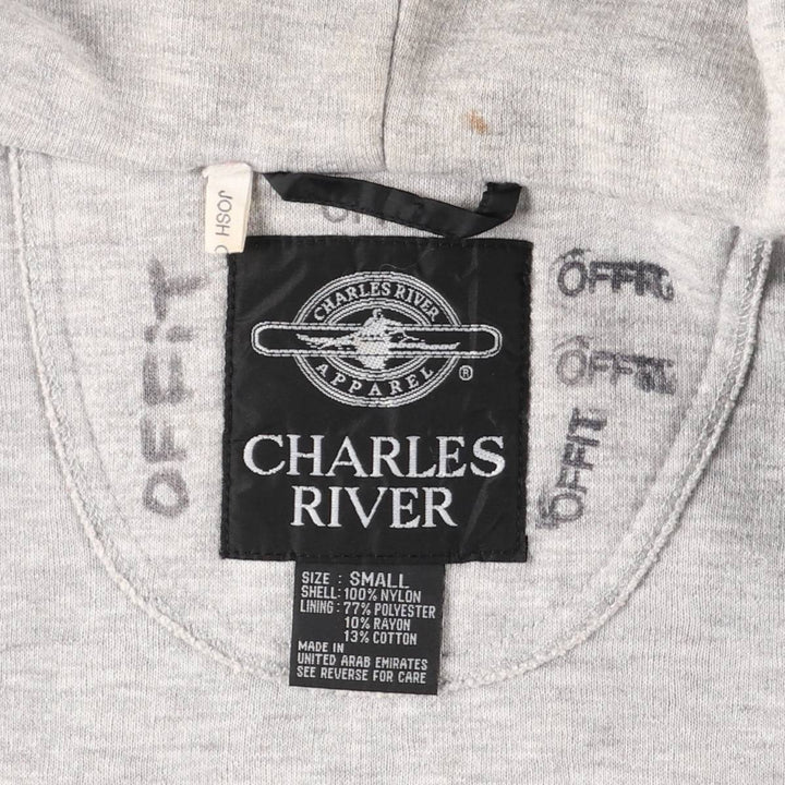 CHARLES RIVER Harley-Davidson Nylon Parka, Men's Size Small Nylon black type Vintage Second Hand