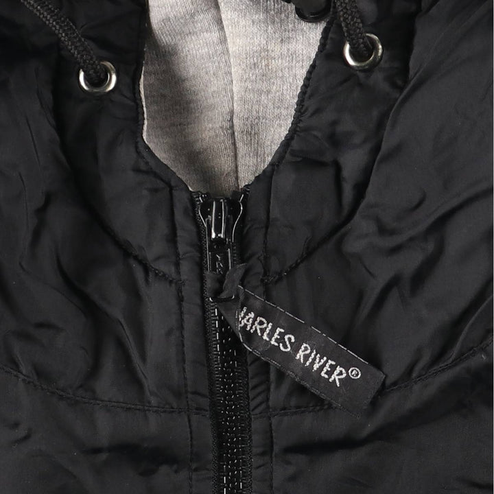 CHARLES RIVER Harley-Davidson Nylon Parka, Men's Size Small Nylon black type Vintage Second Hand