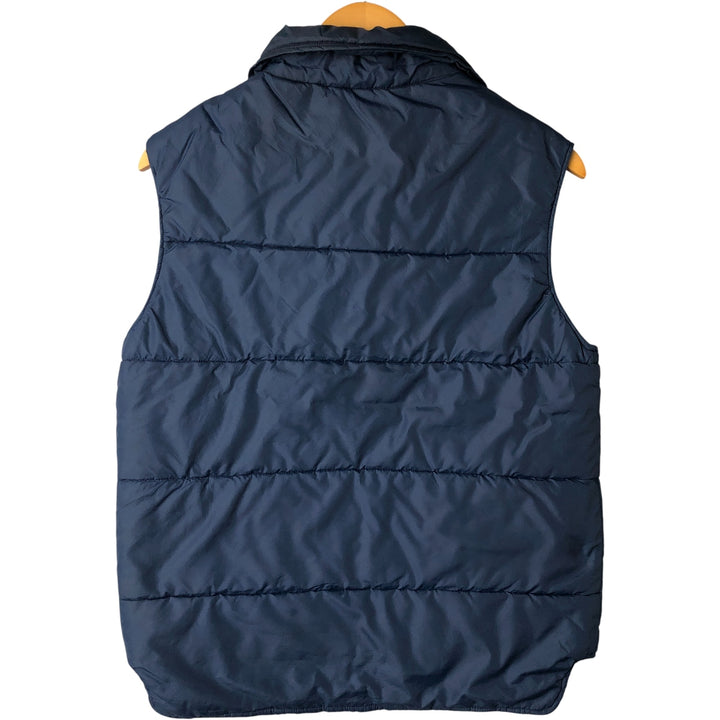 Vintage 1980'S Frostline padded vest, size L, men's Nylon navy blue type Vintage Second Hand