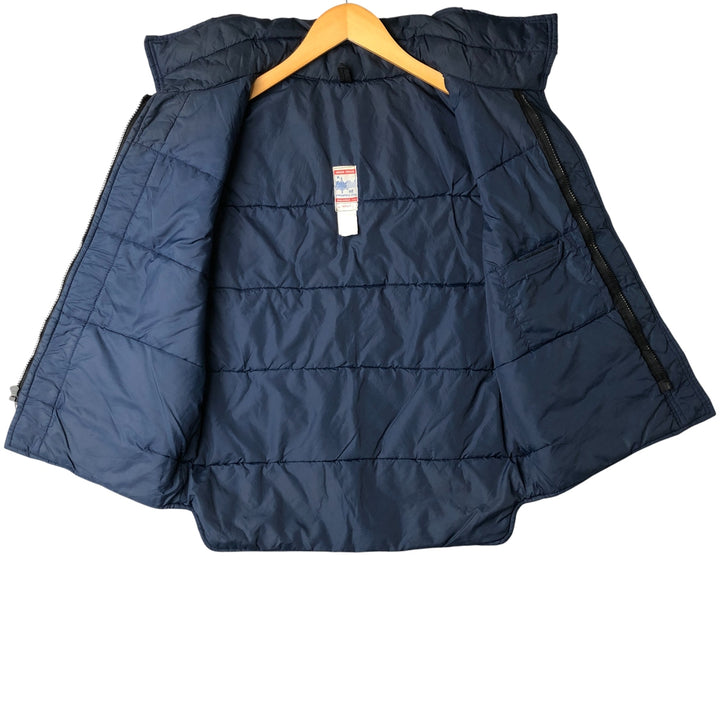 Vintage 1980'S Frostline padded vest, size L, men's Nylon navy blue type Vintage Second Hand