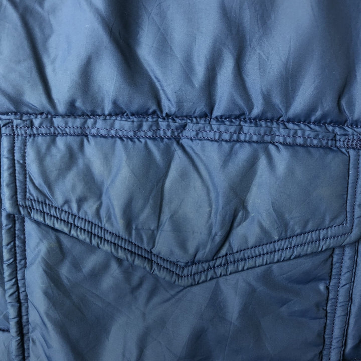 Vintage 1980'S Frostline padded vest, size L, men's Nylon navy blue type Vintage Second Hand