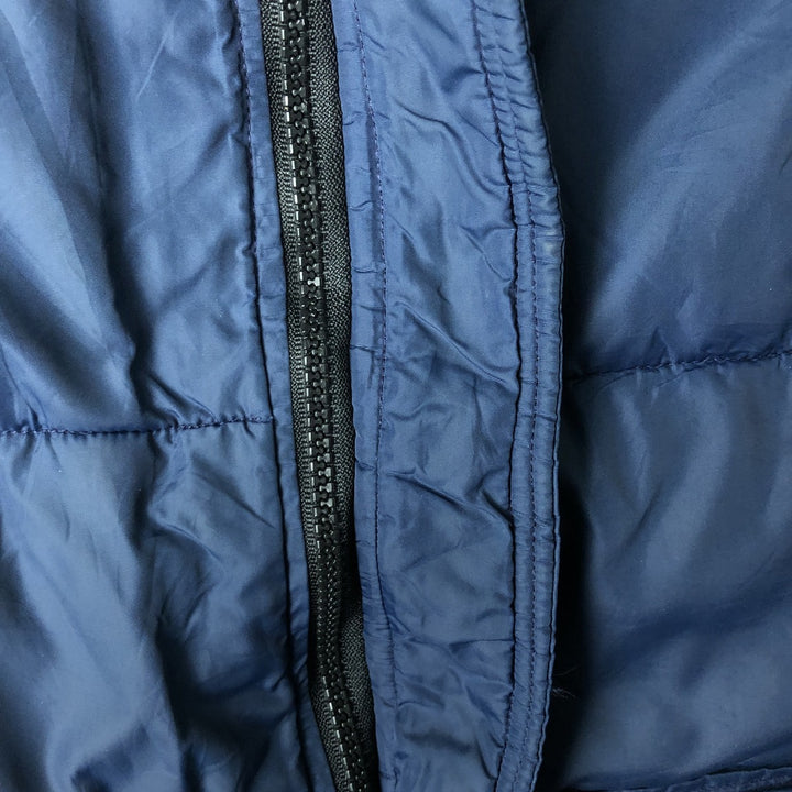 Vintage 1980'S Frostline padded vest, size L, men's Nylon navy blue type Vintage Second Hand