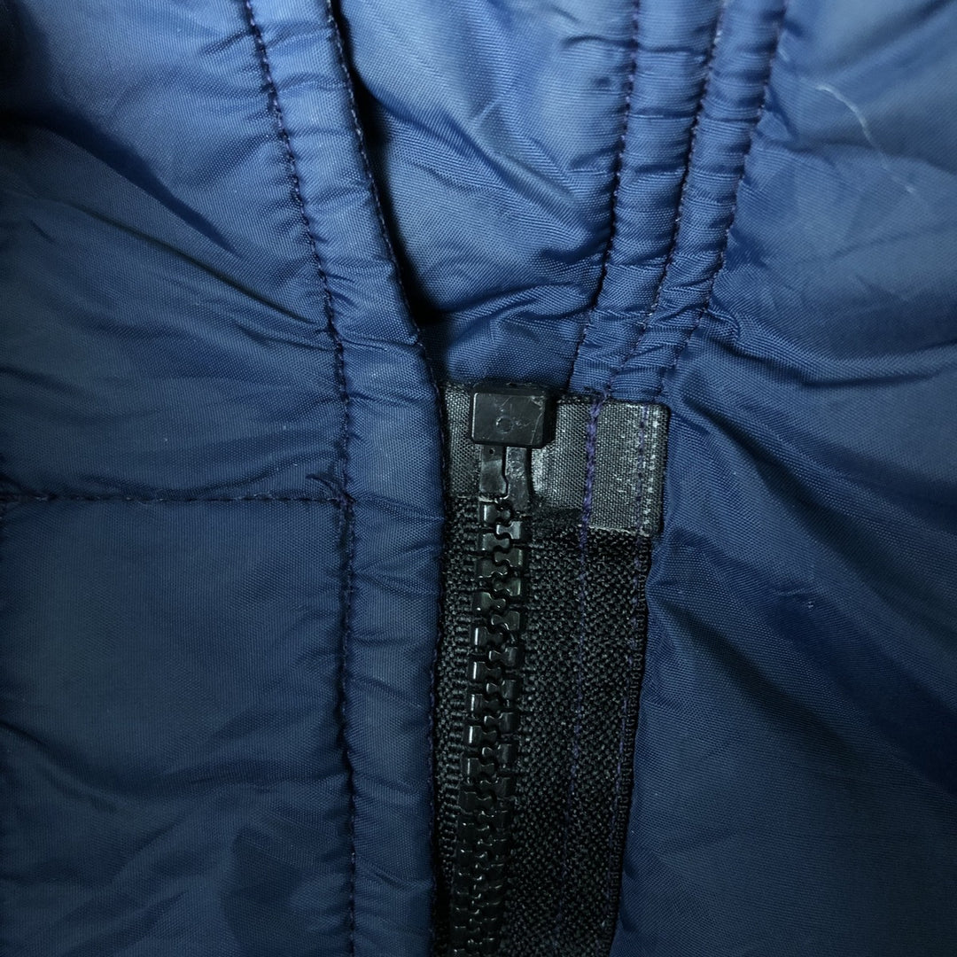 Vintage 1980'S Frostline padded vest, size L, men's Nylon navy blue type Vintage Second Hand