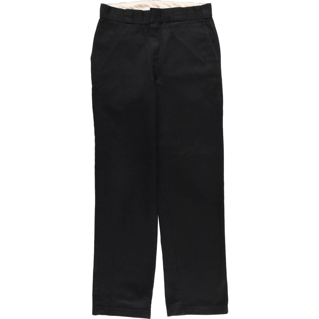 Dickies Work Pants Men's W34 polyester black type Vintage Second Hand
