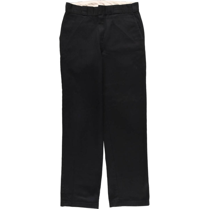 Dickies Work Pants Men's W34 polyester black type Vintage Second Hand