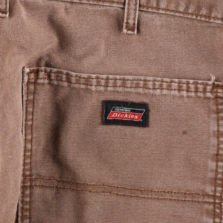 Dickies Duck Work Pants Men's W34 cotton brown type Vintage Second Hand