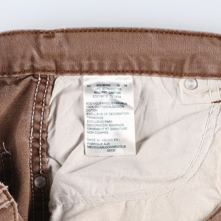 Dickies Duck Work Pants Men's W34 cotton brown type Vintage Second Hand