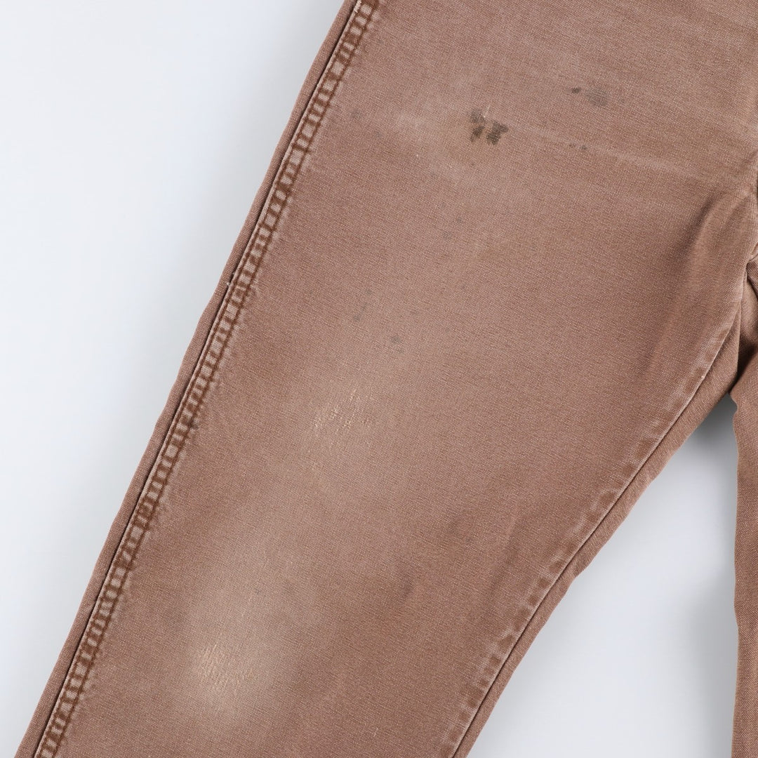 Dickies Duck Work Pants Men's W34 cotton brown type Vintage Second Hand