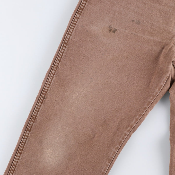 Dickies Duck Work Pants Men's W34 cotton brown type Vintage Second Hand