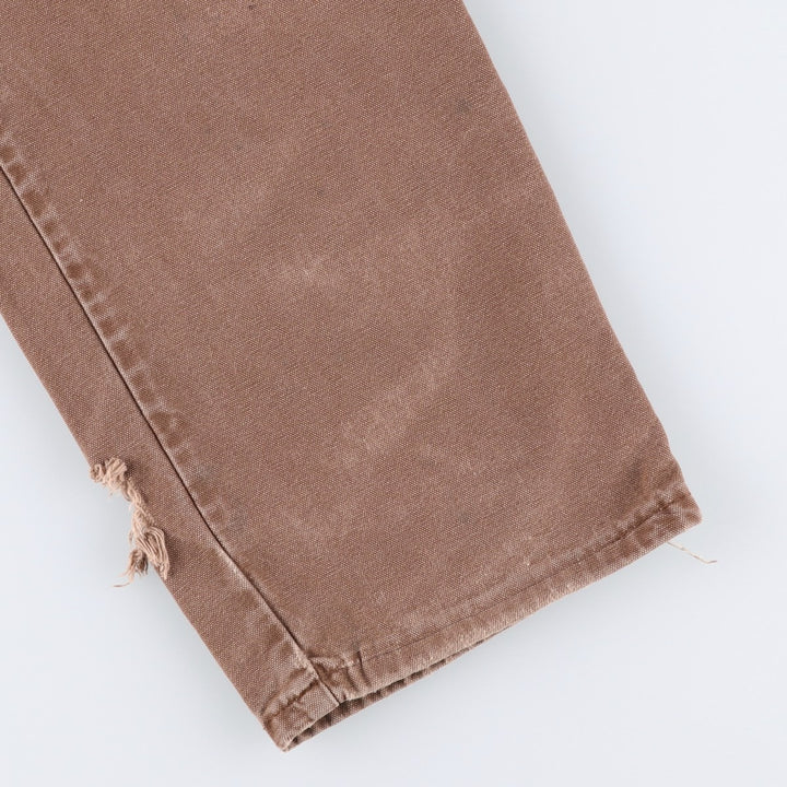 Dickies Duck Work Pants Men's W34 cotton brown type Vintage Second Hand