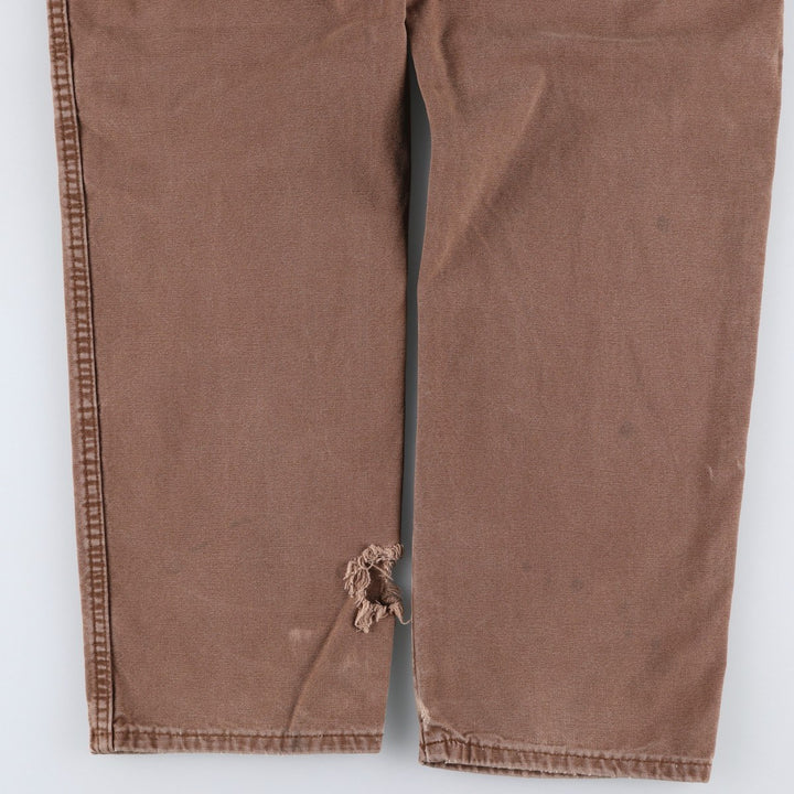 Dickies Duck Work Pants Men's W34 cotton brown type Vintage Second Hand
