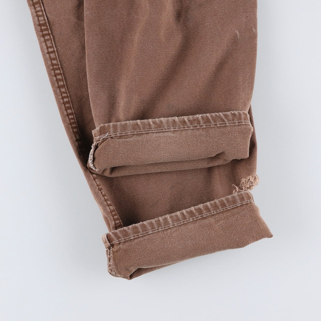 Dickies Duck Work Pants Men's W34 cotton brown type Vintage Second Hand