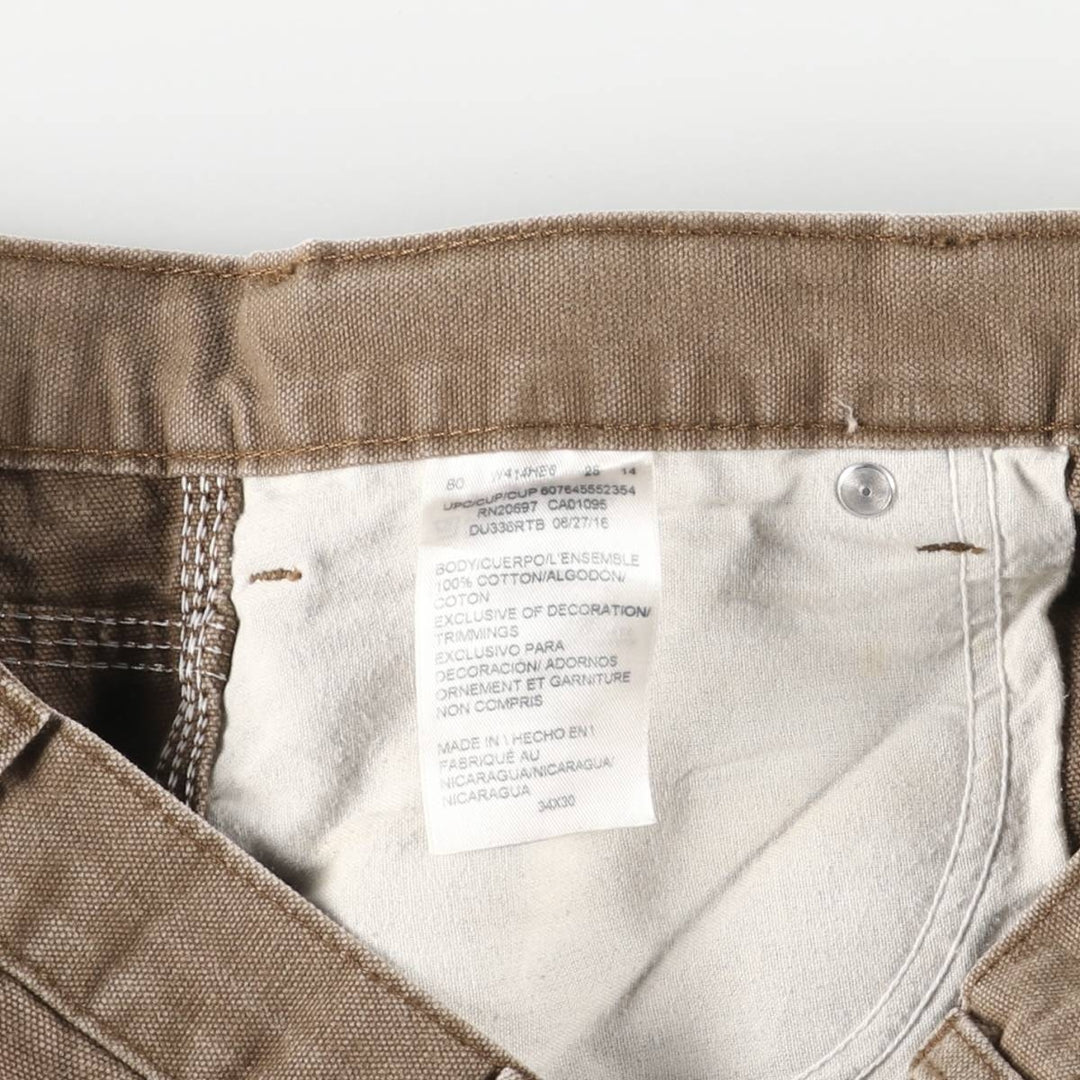 Dickies Duck Painter Pants Men's W34 equivalent cotton brown type Vintage Second Hand