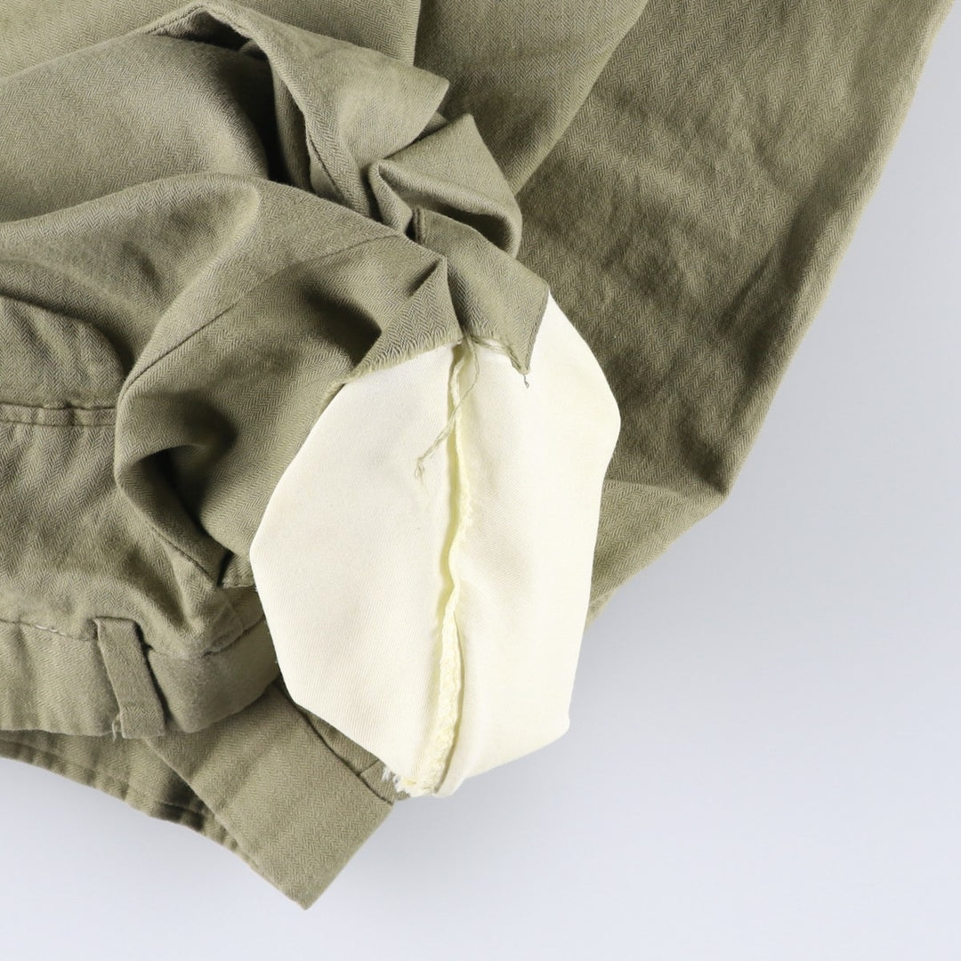 Dockers Premium Two-Pleated Cotton and Linen Pants, Men's Size W30 linen Khaki type Vintage Second Hand