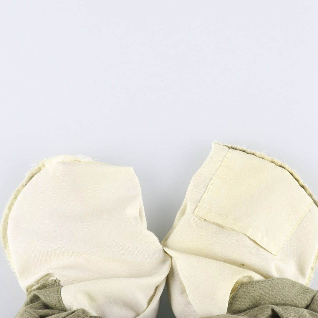 Dockers Premium Two-Pleated Cotton and Linen Pants, Men's Size W30 linen Khaki type Vintage Second Hand