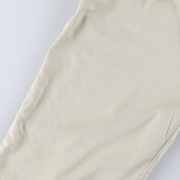 Ralph Lauren POLO GOLF two-pleat slacks, men's size W33 polyester Beige type Vintage Second Hand