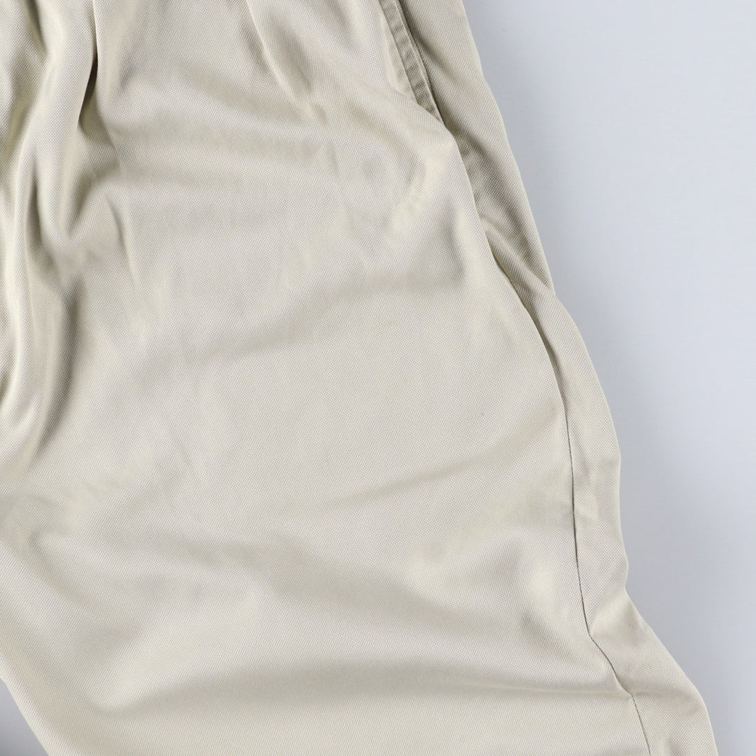 Ralph Lauren POLO GOLF two-pleat slacks, men's size W33 polyester Beige type Vintage Second Hand