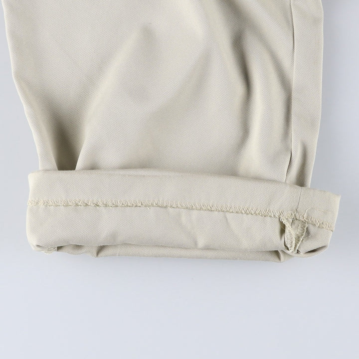 Ralph Lauren POLO GOLF two-pleat slacks, men's size W33 polyester Beige type Vintage Second Hand