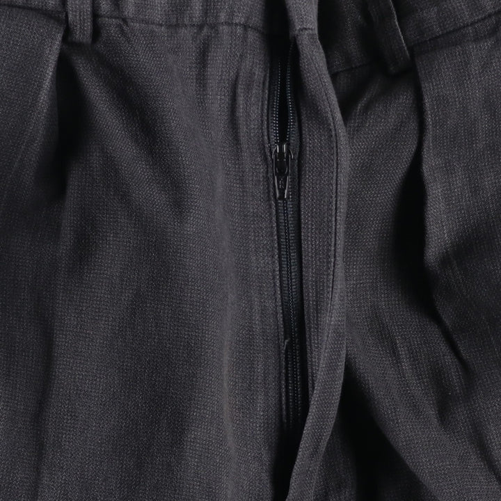 Ralph Lauren POLO by Ralph Lauren two-pleat slacks, men's size W29 cotton gray type Vintage Second Hand