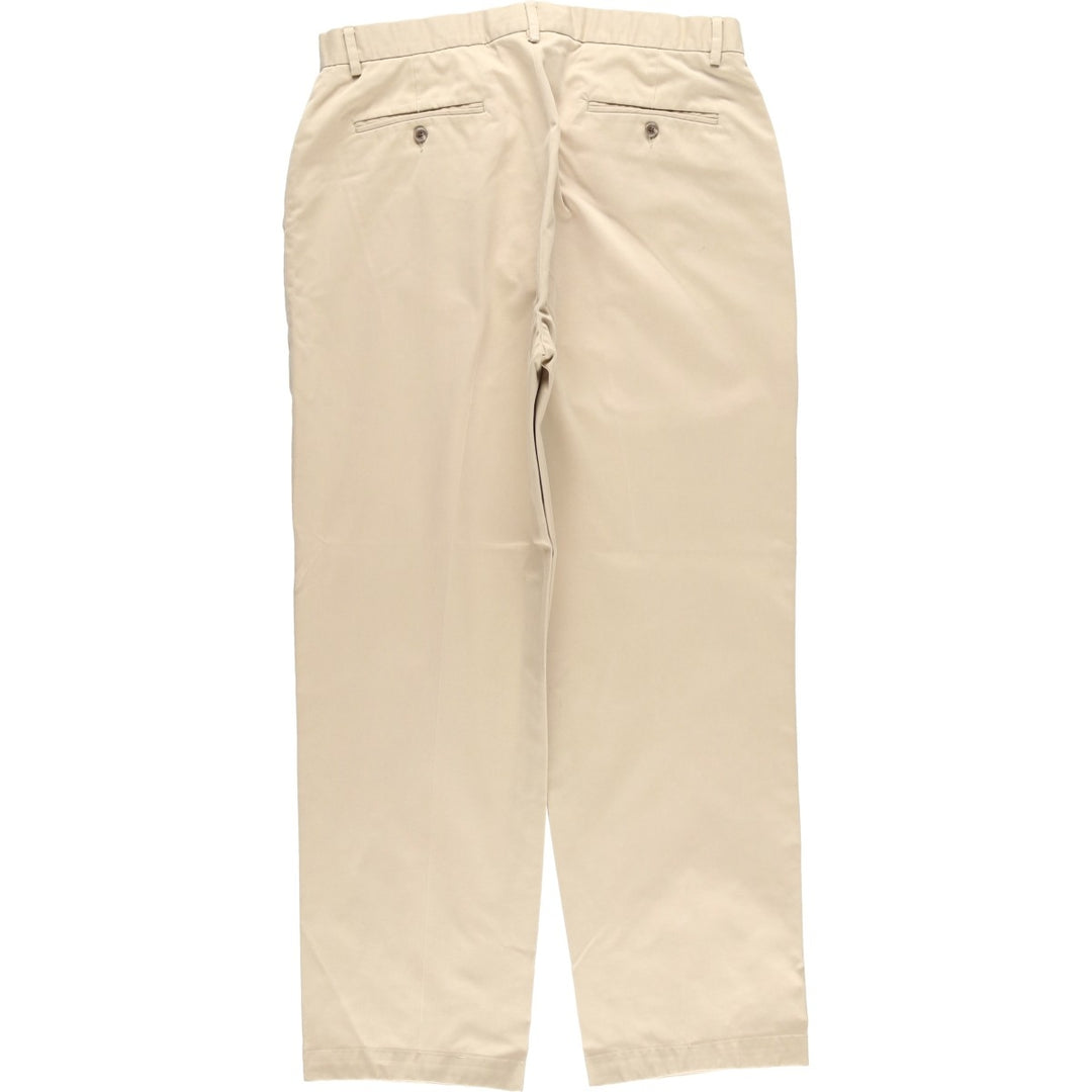 Ralph Lauren POLO GOLF Men's Cotton Slacks, Size W34 Pima Cotton Beige type Vintage Second Hand