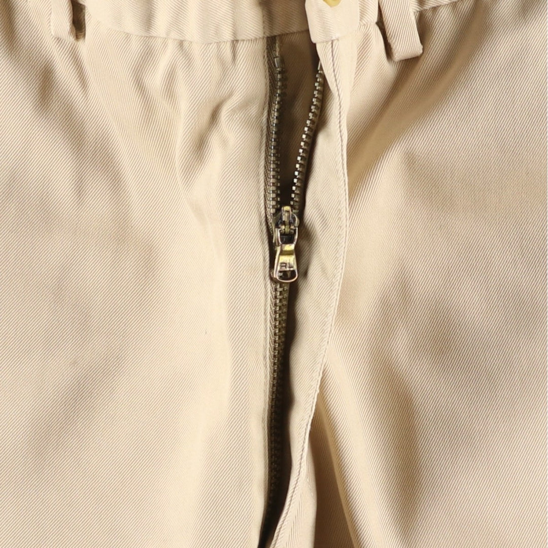 Ralph Lauren POLO GOLF Men's Cotton Slacks, Size W34 Pima Cotton Beige type Vintage Second Hand