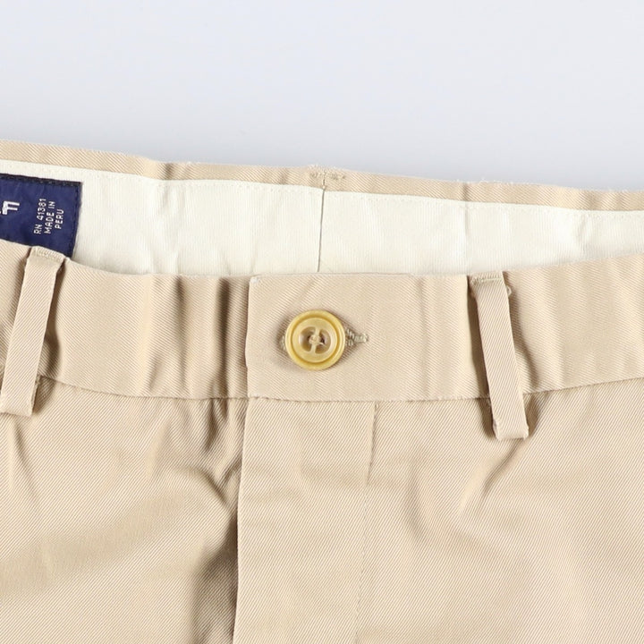 Ralph Lauren POLO GOLF Men's Cotton Slacks, Size W34 Pima Cotton Beige type Vintage Second Hand