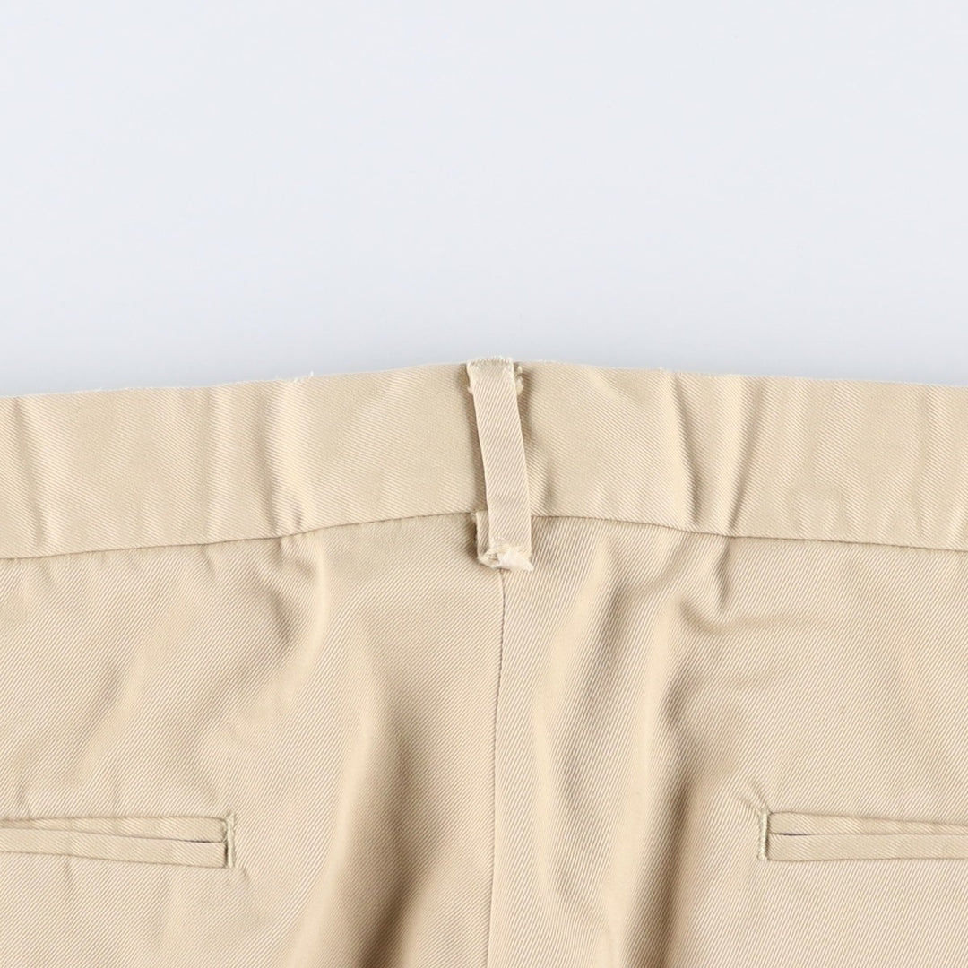 Ralph Lauren POLO GOLF Men's Cotton Slacks, Size W34 Pima Cotton Beige type Vintage Second Hand