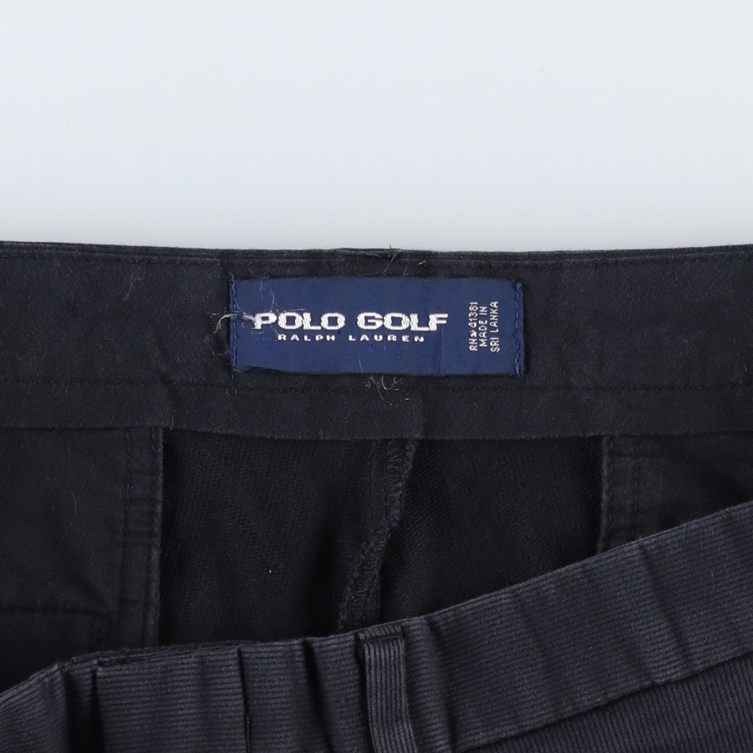 Ralph Lauren POLO GOLF Polo Golf slacks for men, size W37 cotton navy blue type Vintage Second Hand