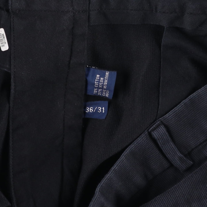 Ralph Lauren POLO GOLF Polo Golf slacks for men, size W37 cotton navy blue type Vintage Second Hand