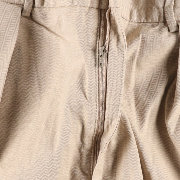 Ralph Lauren POLO by Ralph Lauren Two-pleat slacks pants for men, size W34 cotton Beige type Vintage Second Hand