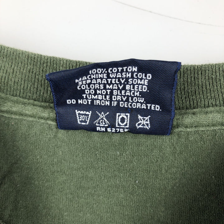 90'S Jansport Vintage Long Sleeve T-Shirt, Made in USA, Men's Size Medium cotton Green type dark green Vintage Second Hand