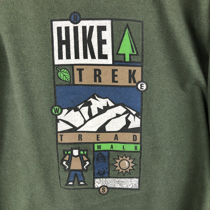90'S Jansport Vintage Long Sleeve T-Shirt, Made in USA, Men's Size Medium cotton Green type dark green Vintage Second Hand