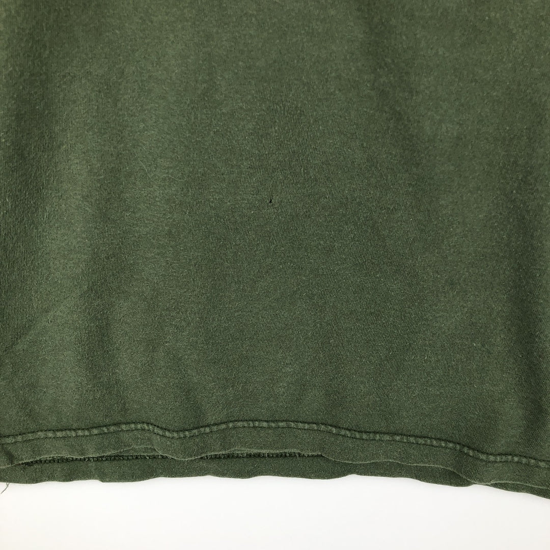 90'S Jansport Vintage Long Sleeve T-Shirt, Made in USA, Men's Size Medium cotton Green type dark green Vintage Second Hand