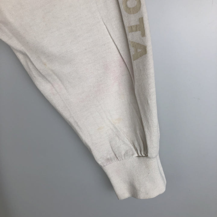 90'S All Sport Long Sleeve T-Shirt, Made in USA, Men's XL cotton white type Vintage Second Hand