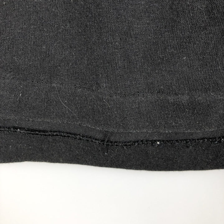 90'S Tee Jays HEF-T Long Sleeve T-Shirt, Made in USA, Men's Size Medium cotton black type Vintage Second Hand