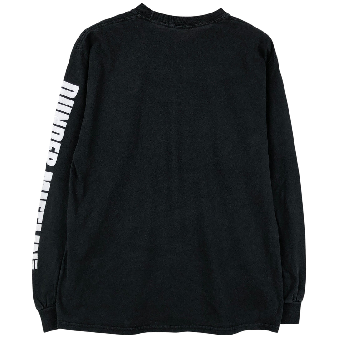 90'S THE OFFICE TV Drama Long Sleeve T-Shirt, Men's Size Medium cotton black type Vintage Second Hand