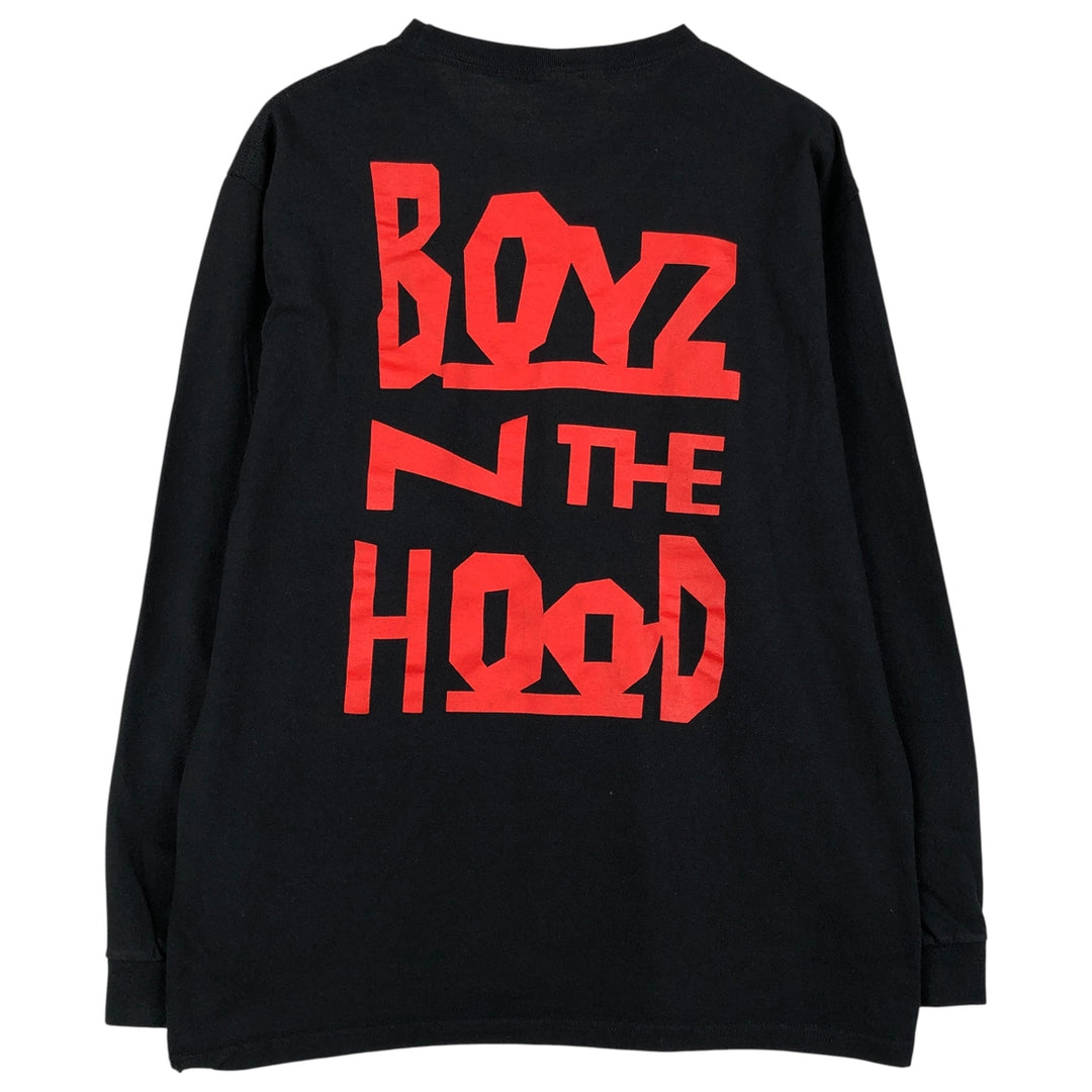 YAZBEK Boyz n the Hood Movie Long Sleeve T-Shirt, Men's Size L cotton black type Vintage Second Hand