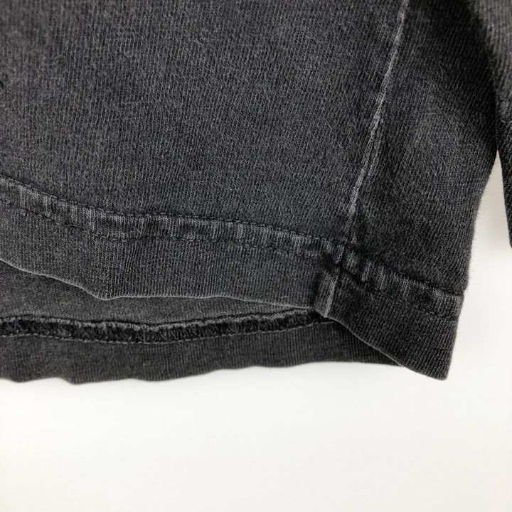 bum long T-shirt, men's size M cotton black type Vintage Second Hand