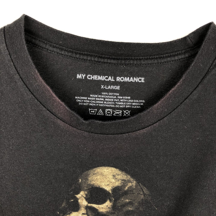 MY CHEMICAL ROMANCE Long Sleeve Band T-Shirt, Men's Size XL cotton black type Vintage Second Hand