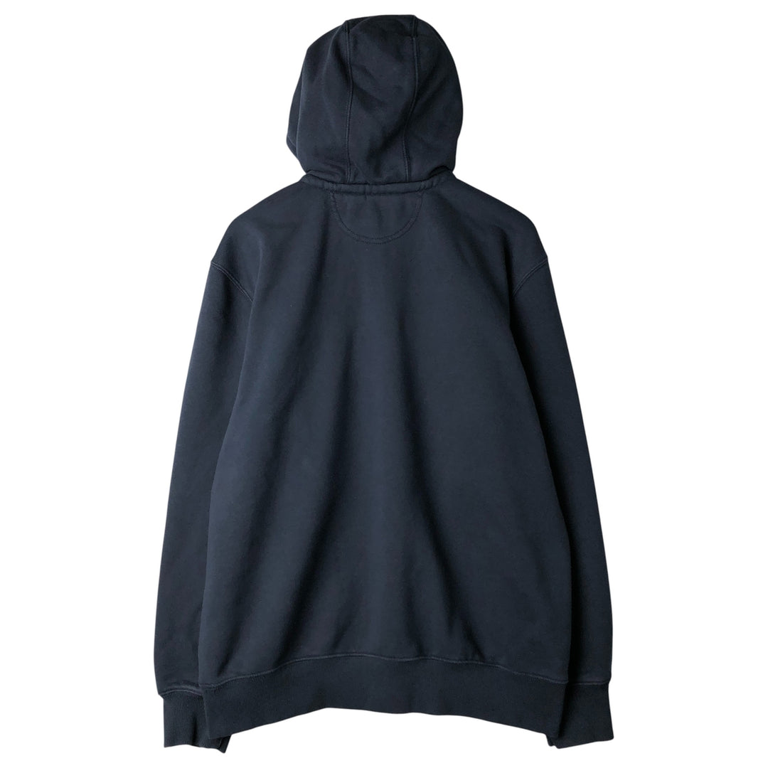 Carhartt Loose Fit Half-Zip Hoodie, Men's Size L cotton navy blue type Vintage Second Hand